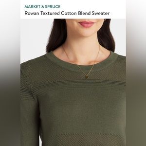 Market and Spruce cotton sweater